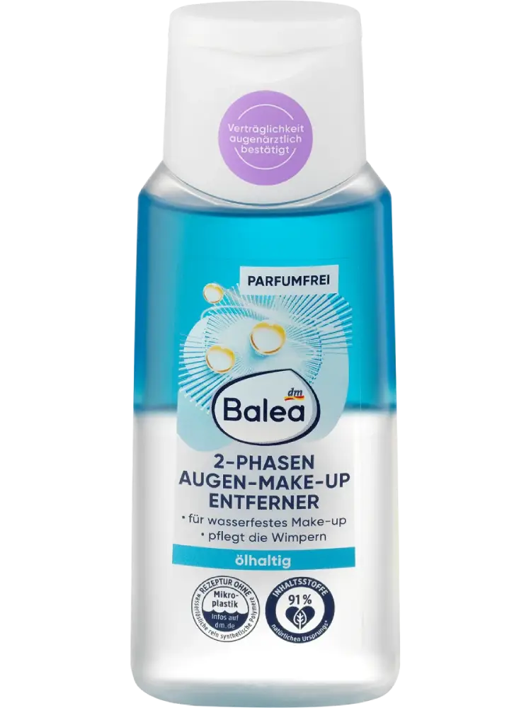 Balea Démaquillant yeux biphasé, 100 ml