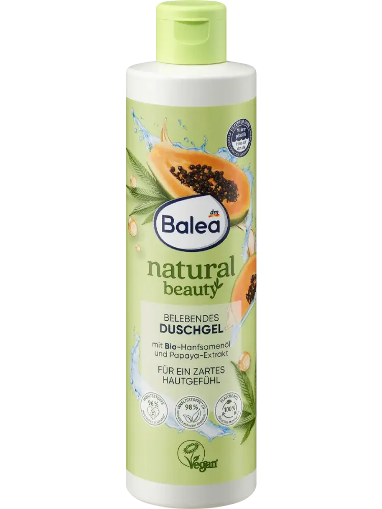 Balea Gel douche graines de chanvre & papaye, 250 ml