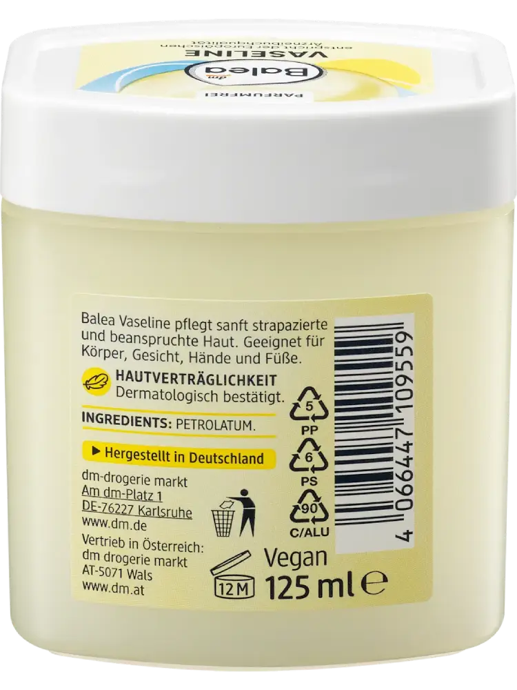 Balea Vaseline, 125 ml – Image 3