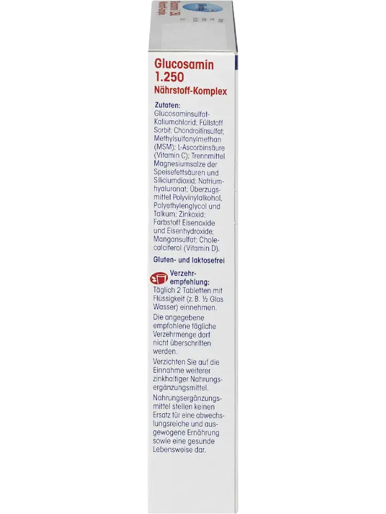 Mivolis Complexe nutritionnel Glucosamine 1 250, 40 comprimés, 66 g - Image 3