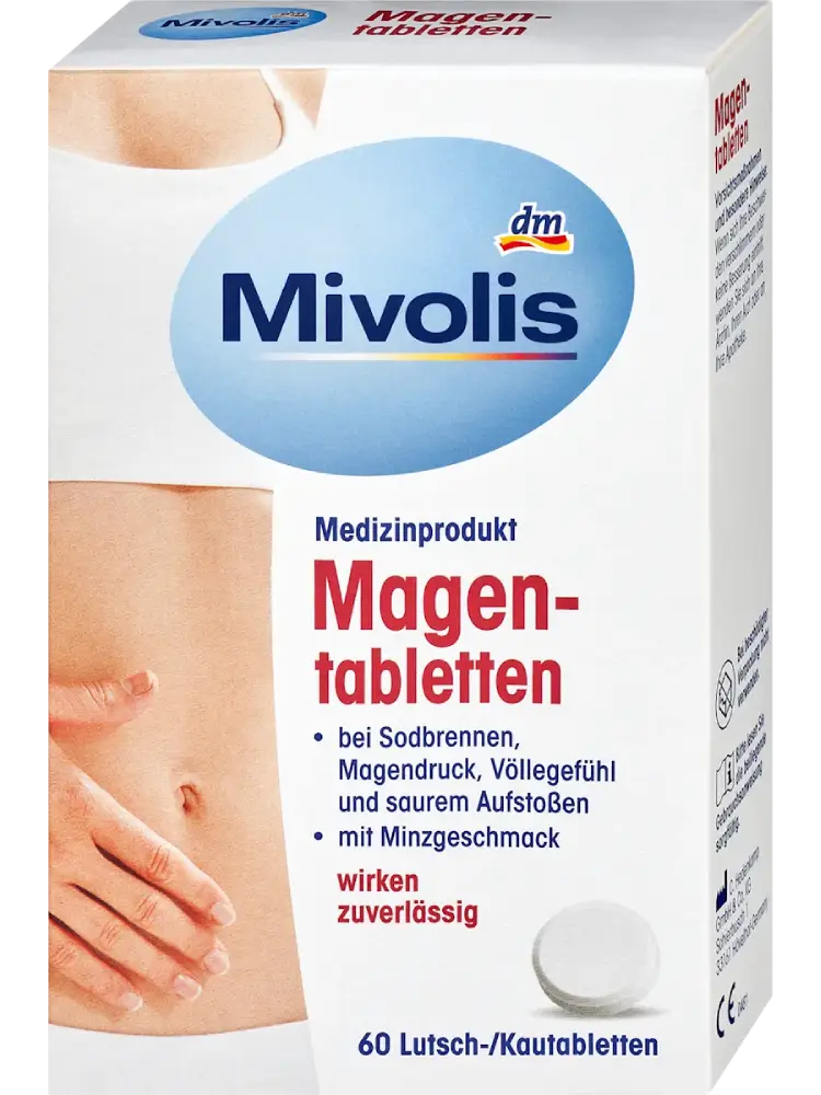 Mivolis Comprimés pour l’estomac, 60 comprimés