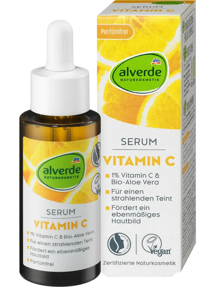 alverde NATURKOSMETIK – Sérum à la vitamine C, 30 ml