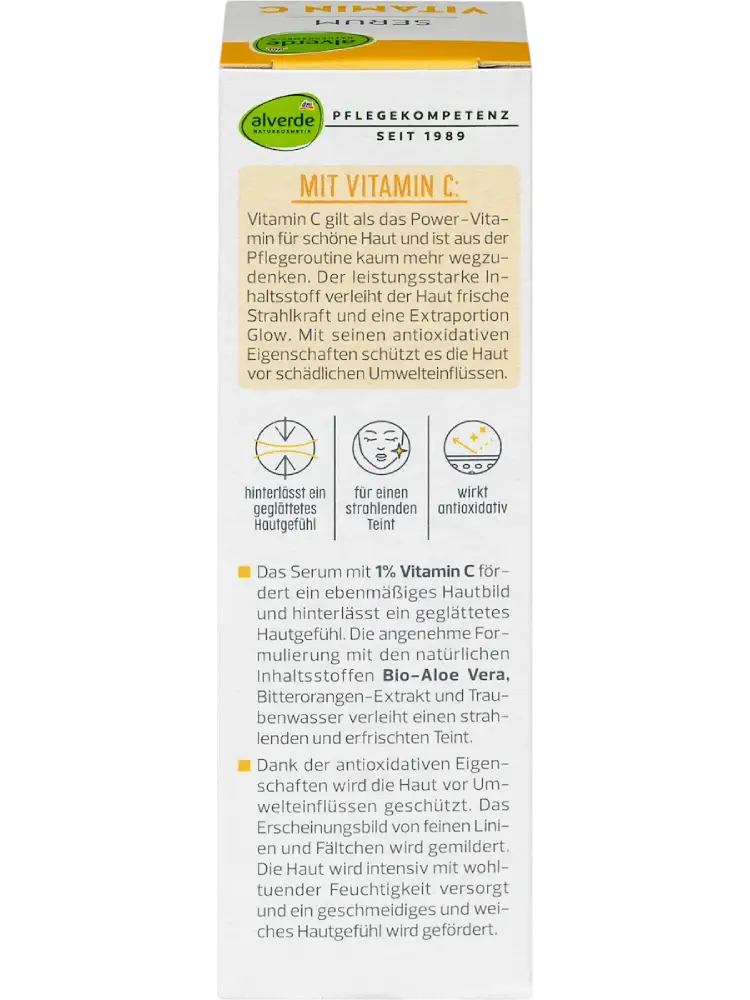 alverde NATURKOSMETIK – Sérum à la vitamine C, 30 ml - Image 2