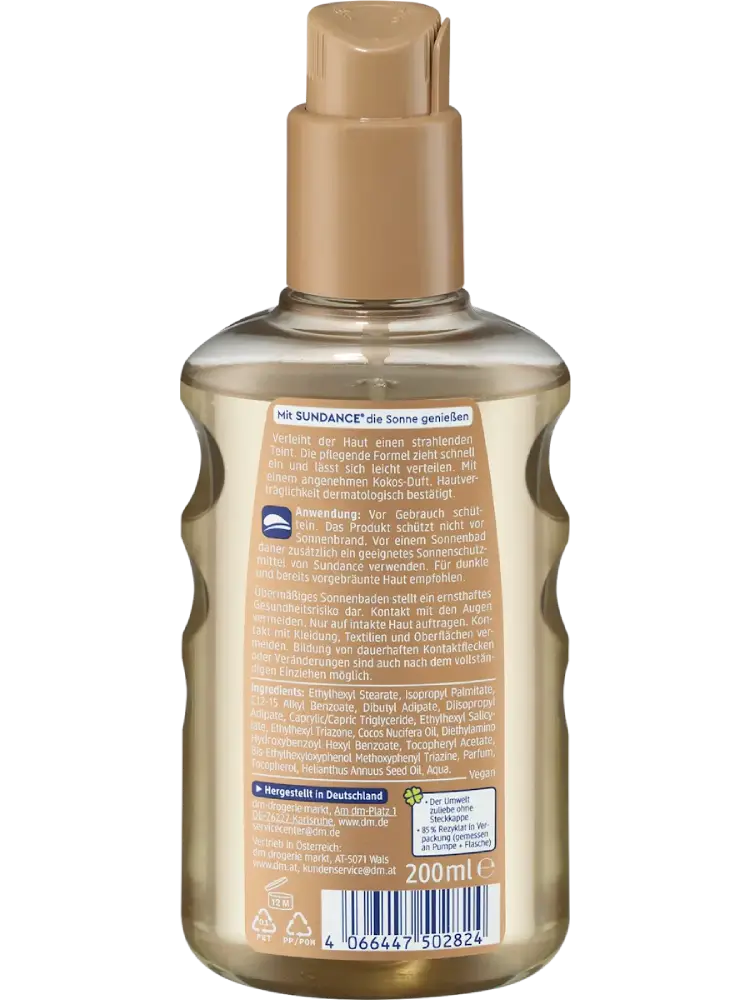 SUNDANCE Spray d’huile bronzante, 200 ml - Image 2