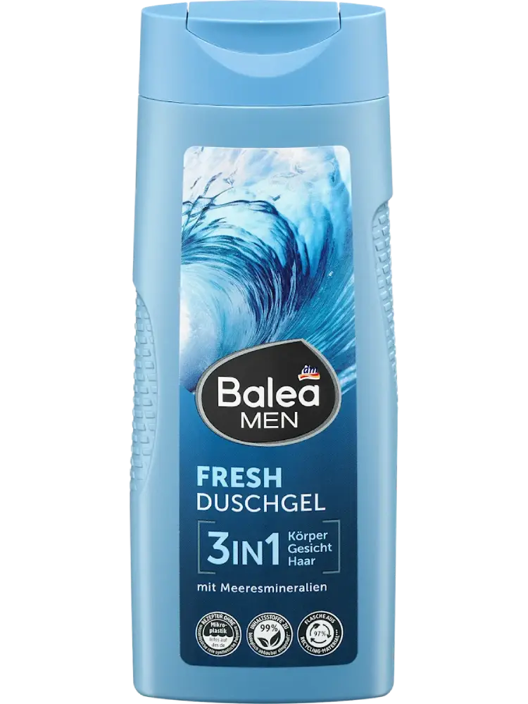 Balea MEN Gel douche Fresh 3 en 1, 300 ml