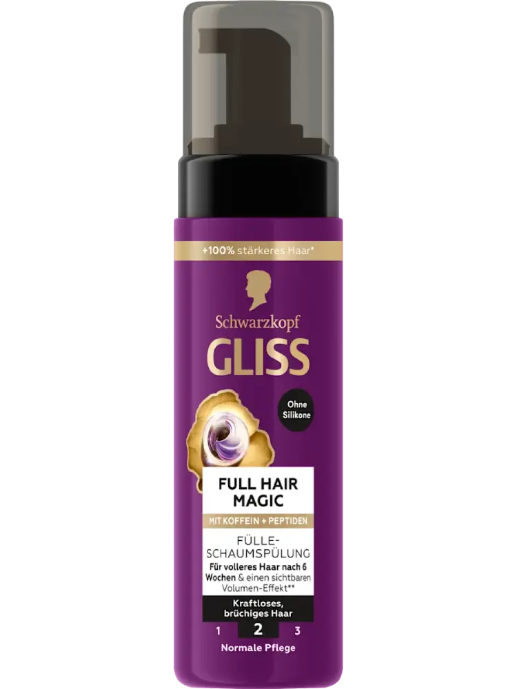 Schwarzkopf GLISS Après-shampooing mousse Full Hair Magic, 200 ml