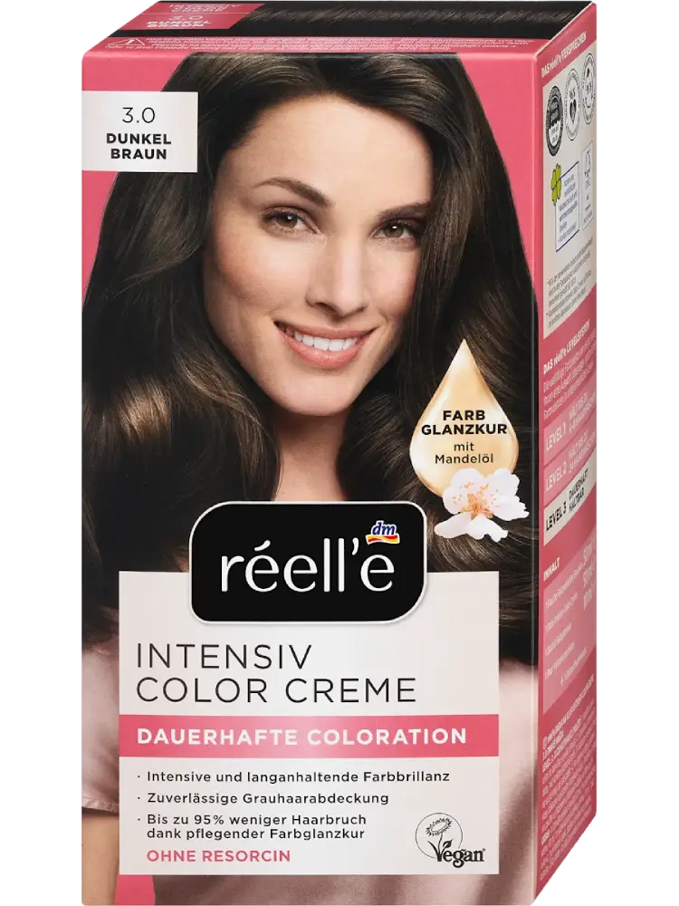 réell‘e Coloration cheveux 3.0 Brun Foncé, 1 pièce