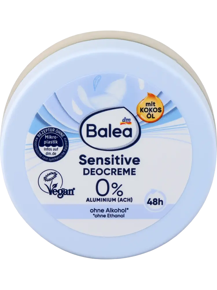 Balea Crème déodorante Sensitive, 50 ml