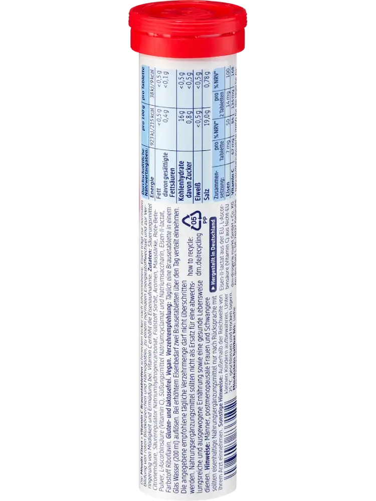 Mivolis Comprimés effervescents Fer + Vitamine C, 20 comprimés, 82 g - Image 2