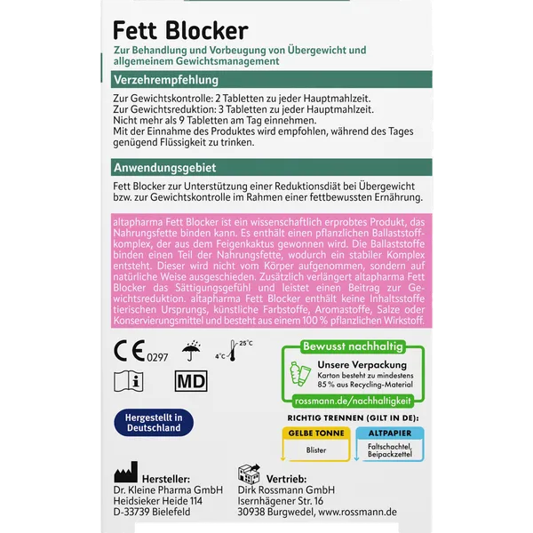 altapharma Bloqueur de graisses - Image 2