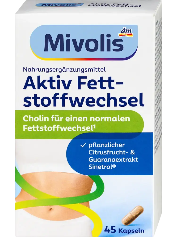 Mivolis Gélules Aktiv Métabolisme des graisses, 45 gélules, 25 g