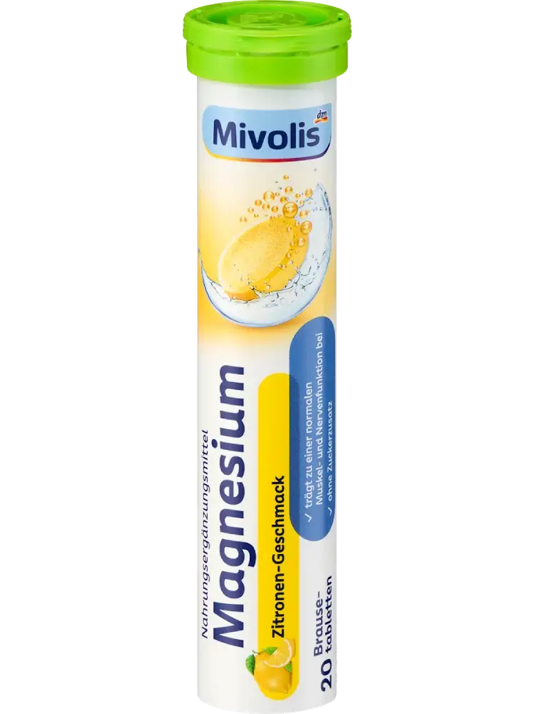 Mivolis Comprimés effervescents de magnésium, 20 comprimés, 82 g