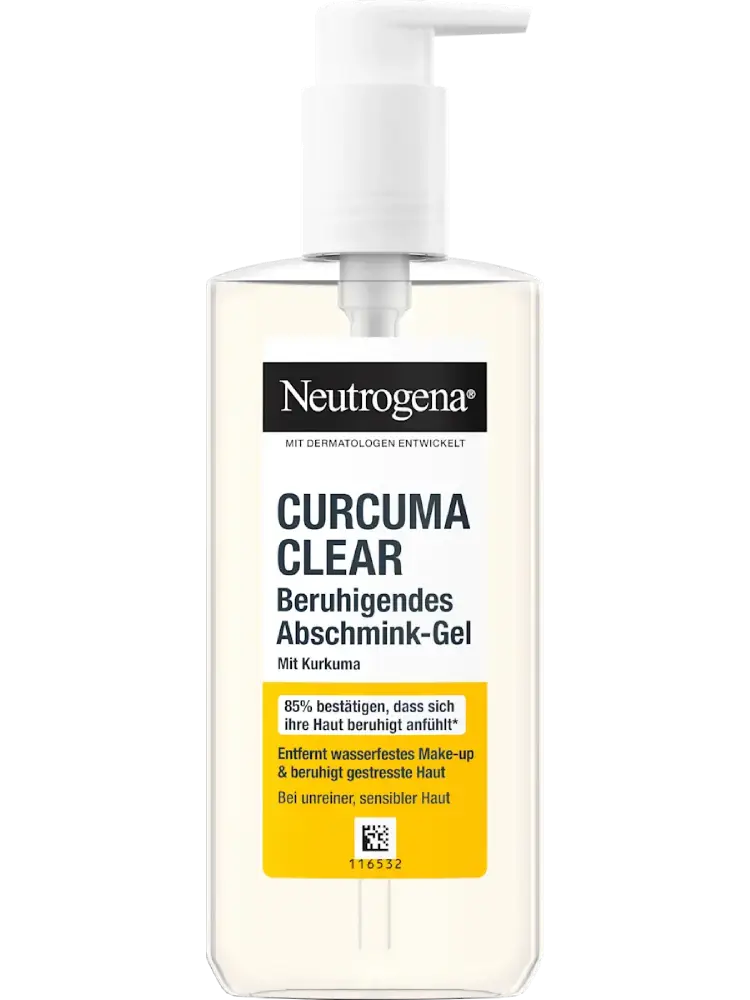 Neutrogena Gel nettoyant 3 en 1 Curcuma Clear, 200 ml