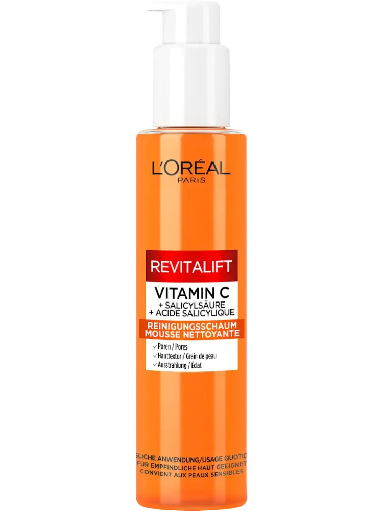 L'ORÉAL PARIS REVITALIFT Mousse nettoyante Revitalift Clinical Vitamine C, 150 ml