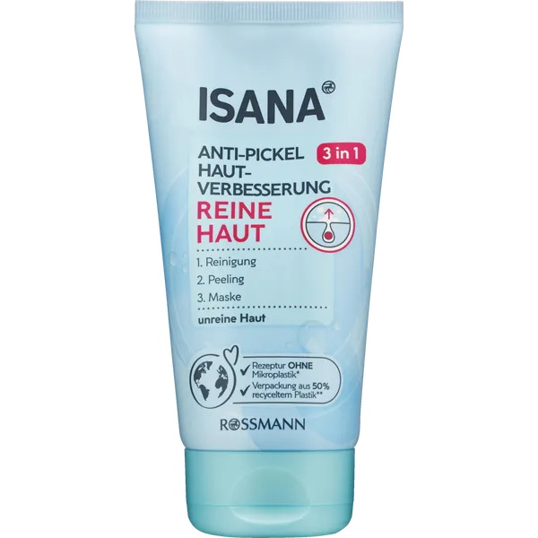 ISANA Peau Pure 3en1 Anti-Boutons Amélioration de la Peau
