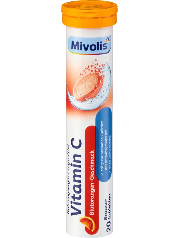 Vitamin C Brausetabletten, 20 St Mivolis